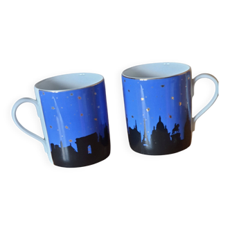 Philippe Deshoulieres porcelain mugs