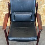 60s 70s dining chair arm chair Arne Vodder for Sibast Furniture Danish design Denmark 60s