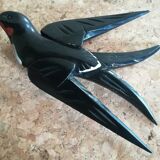 Three old wooden wall swallows