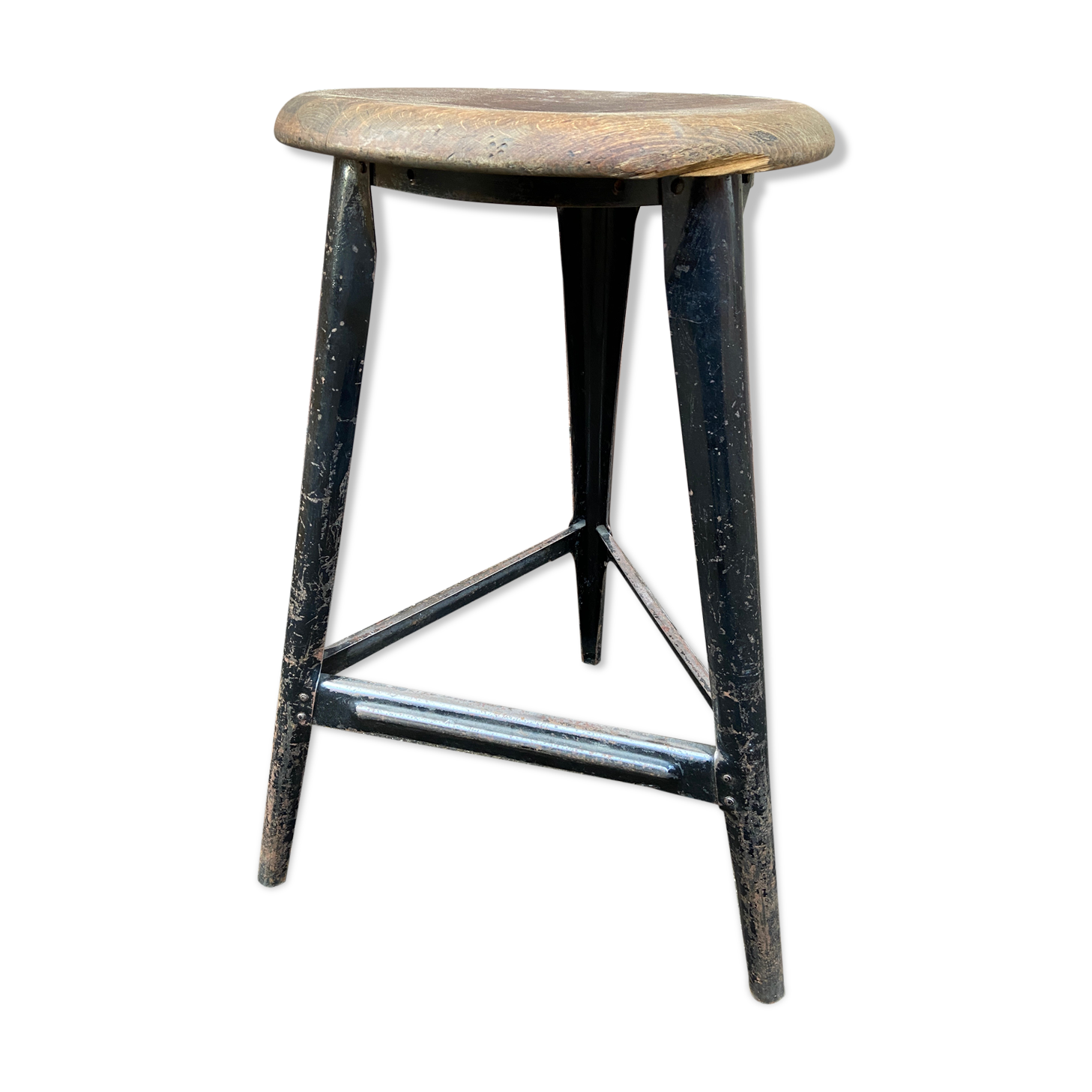 Vintage industrial stool