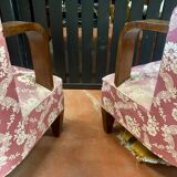Pair of art deco armchairs