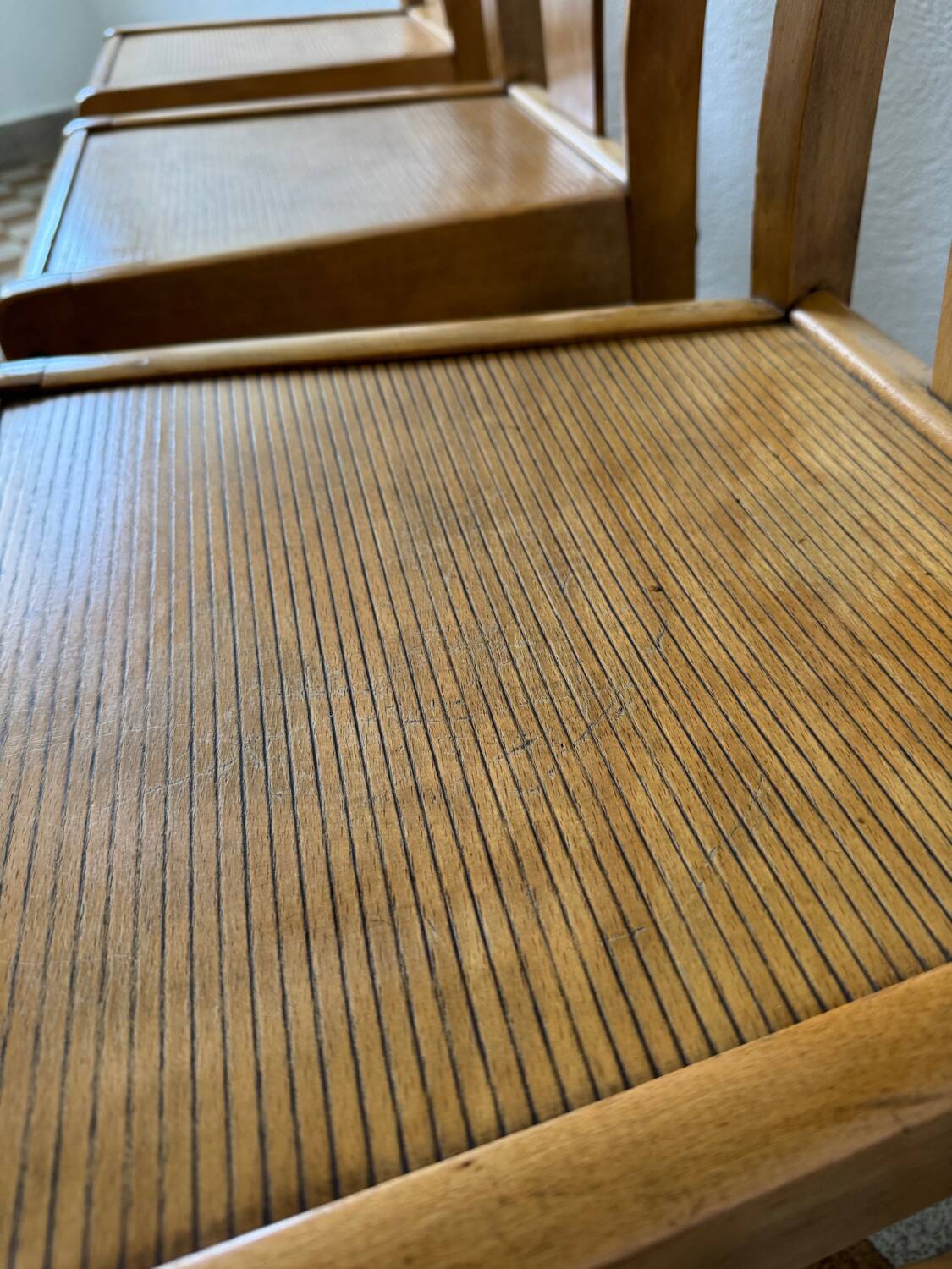 Banc d’église années 60