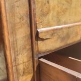 Burr walnut secretary
