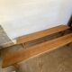 Pair of benches for rustic farmhouse table 1950
