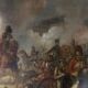Napoleonic battle scene, oil on canvas, 19th century
