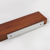 Mid-century teak mirror with shelve by De Coene, Belgium ca. 1960