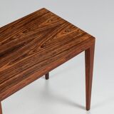 Severin Hansen side tables in rosewood Haslev Denmark 1960