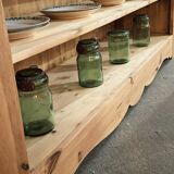 Open buffet in fir wood