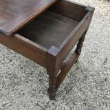 Croat farm table with a sliding tray