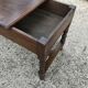 Croat farm table with a sliding tray