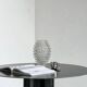 Vintage Rostrato vase in clear Murano glass by Barovier and Toso, Italian 1960s