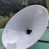 Opaline cone pendant light