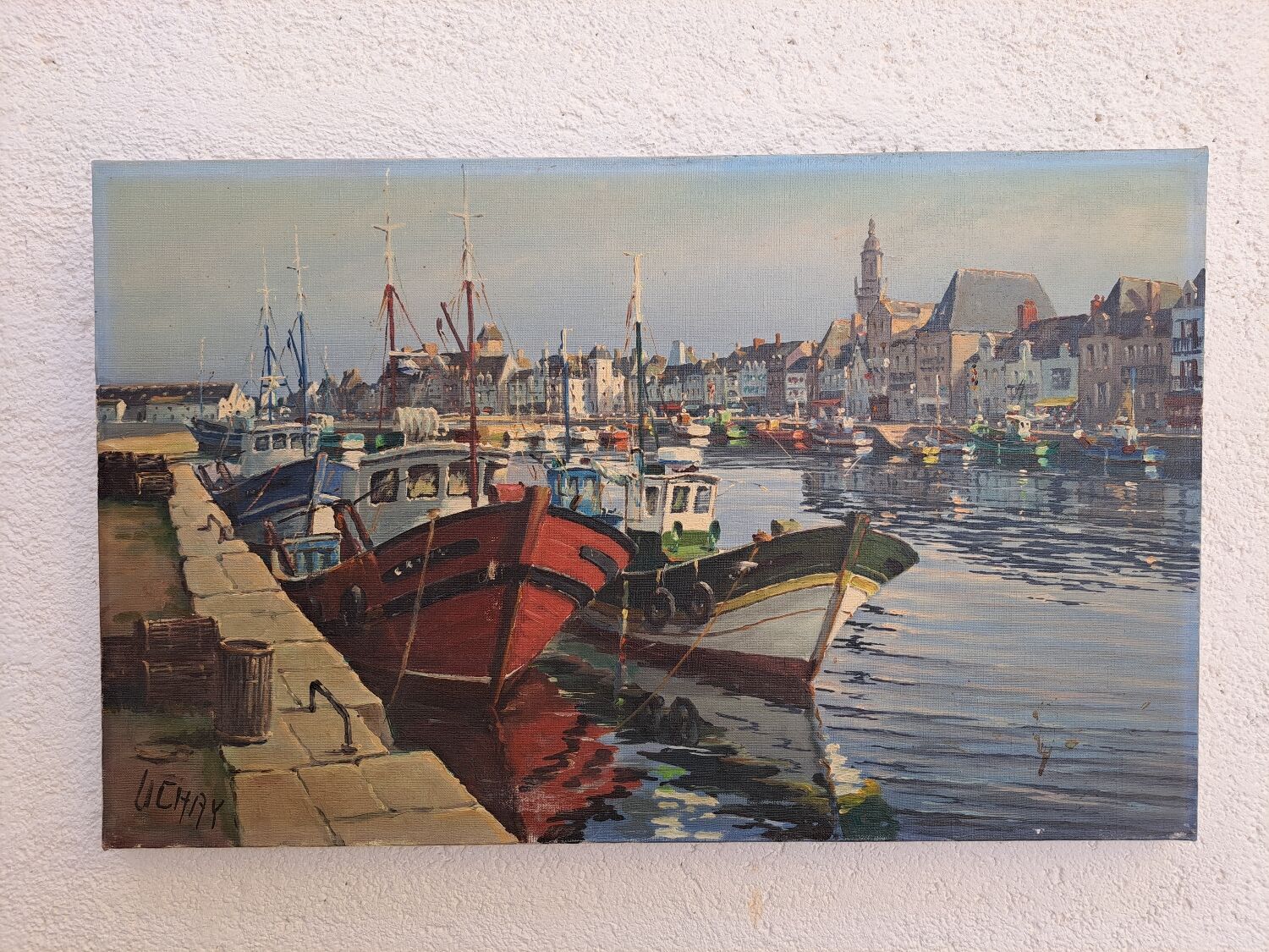 Painting René Huchet Le Croisic Brittany