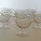 9 coupes à champagne art déco taillées main