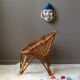 Fauteuil enfant rotin