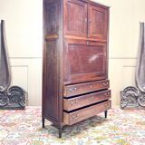 Louis XVI Mahogany Guillotine Secretary, 18th Century