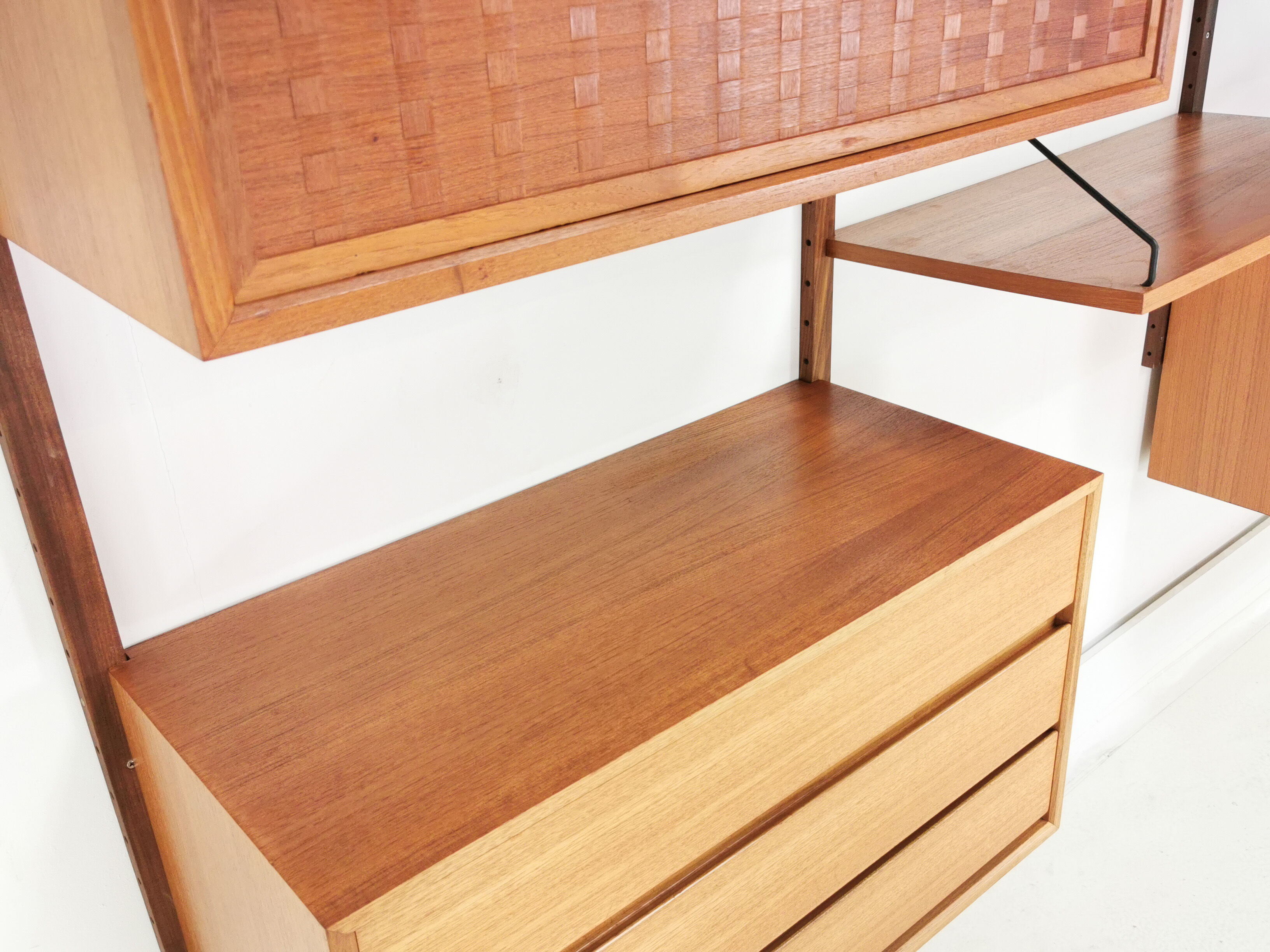 Poul Cadovius teak bookcase Danish 1960