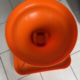 Orange plastic coffee table S.e.l.a.p.