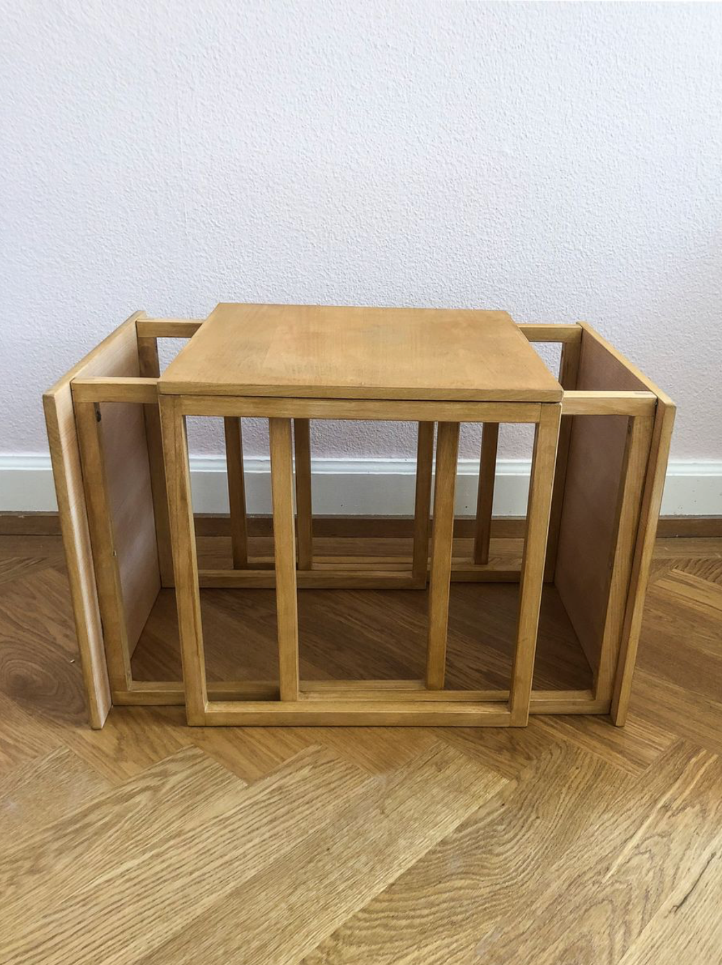 Danish pull out tables by Kai Kristiansen for Vildbjerg Møbelfabrik