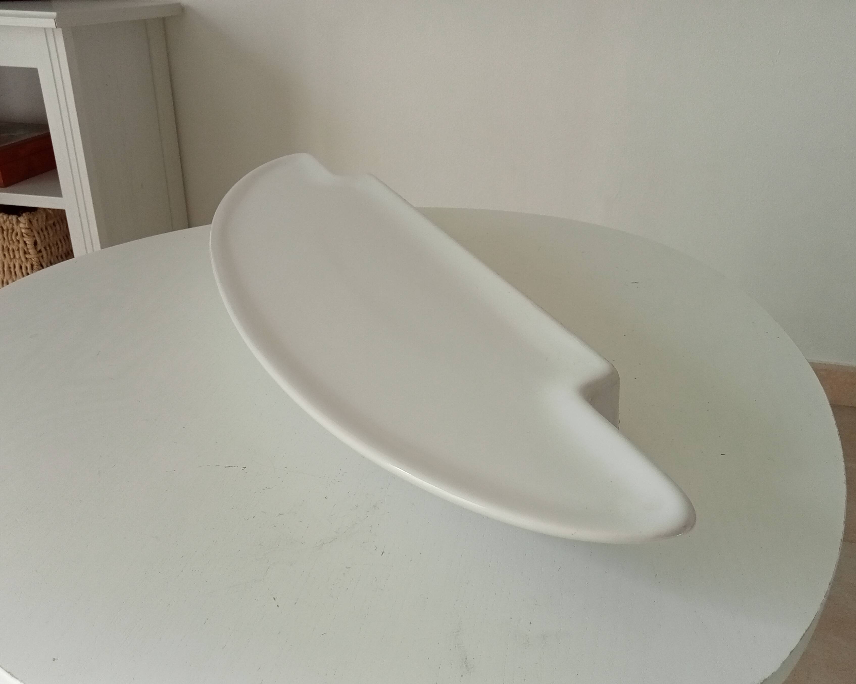 Vintage ceramic wall-mounted shelf