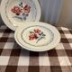 2 assiettes creuses, 1 assiette plate Digoin Sarreguemines service, "Cannes", 1930