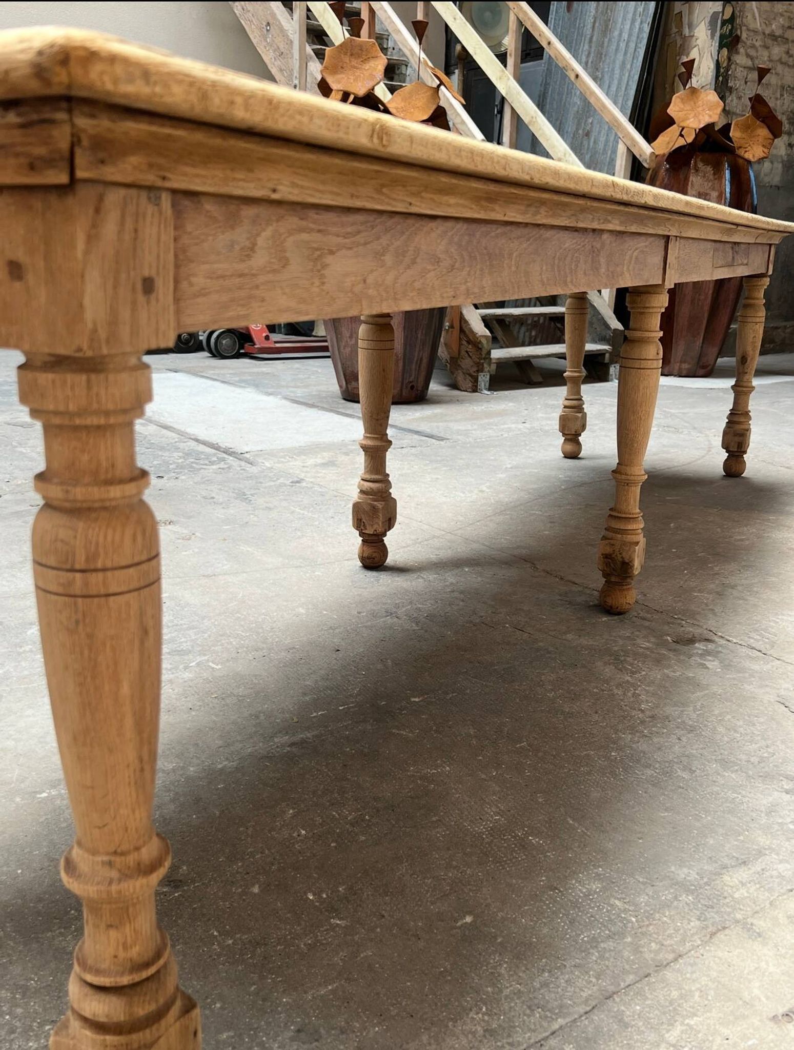Table de drapier en chêne XIX eme