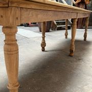 Table de drapier en chêne XIX eme