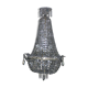 Lustre cristal montgolfière