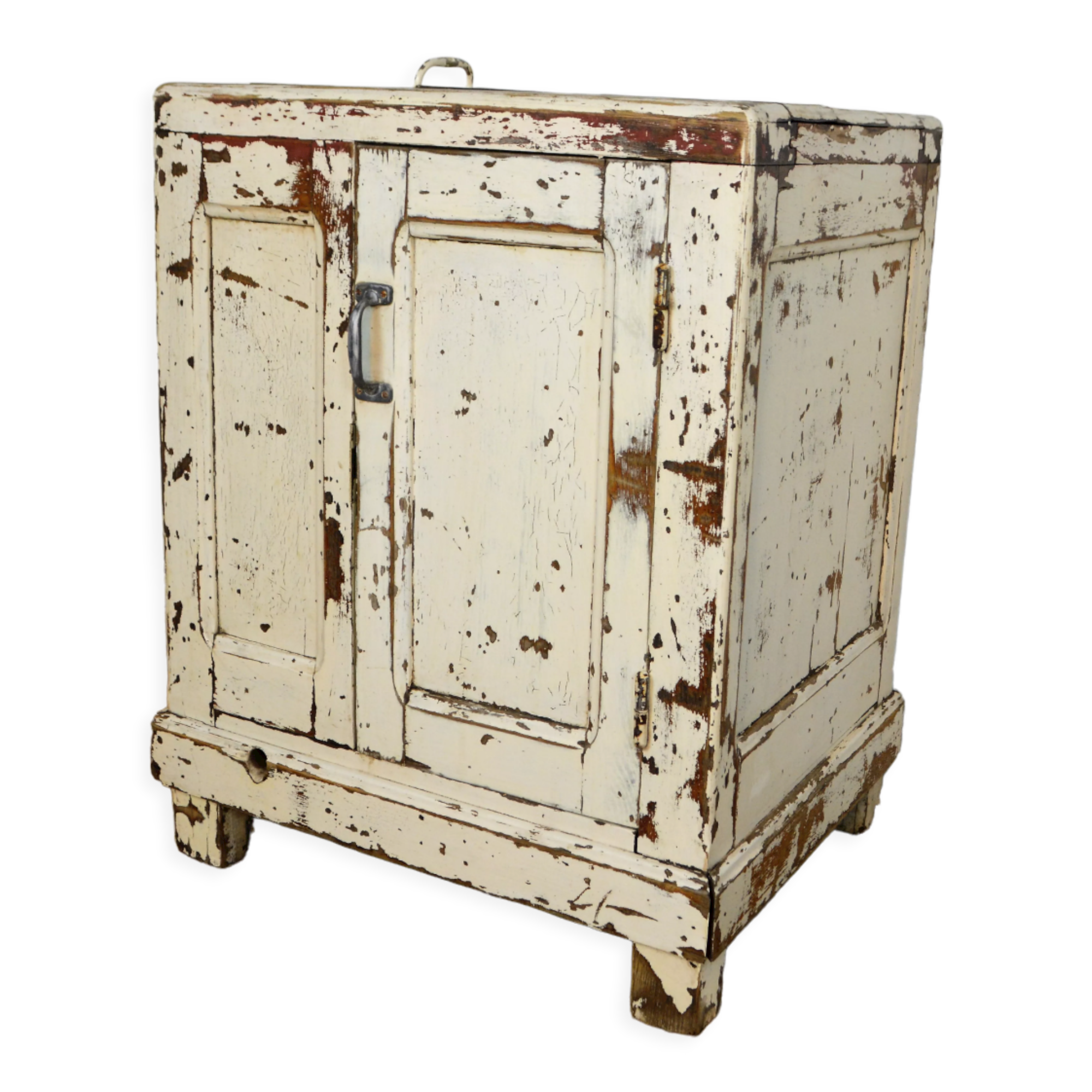 Cooler, patinated vintage Parisian sideboard