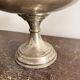 Bowl Coupe Pedestal Sweetmeat Dish Compote Silver-Plated Glass Engraved Fine