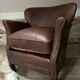 Fauteuil club en cuir