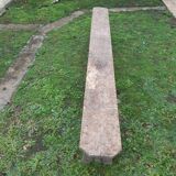 Large wooden bench
