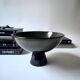 Footed ceramic glazed catchall, French design circa 1970.