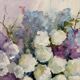 Snowballs and lilacs, oil on canvas signed Paumier