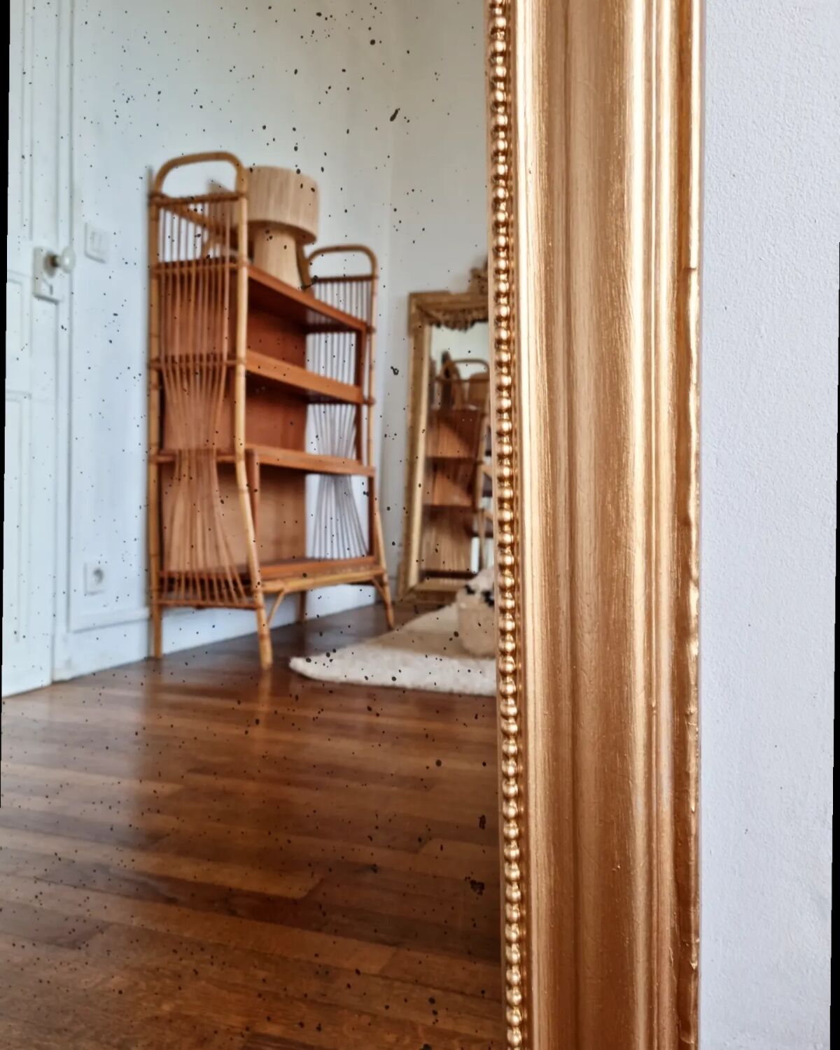 Antique mirror Louis Philippe, 130x96 cm
