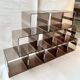 Set of 12 Michel Dumas lockers, smoked plexiglass and chrome insert.