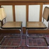 Pair of chairs Cesca B32 vintage designed by Marcel Breuer