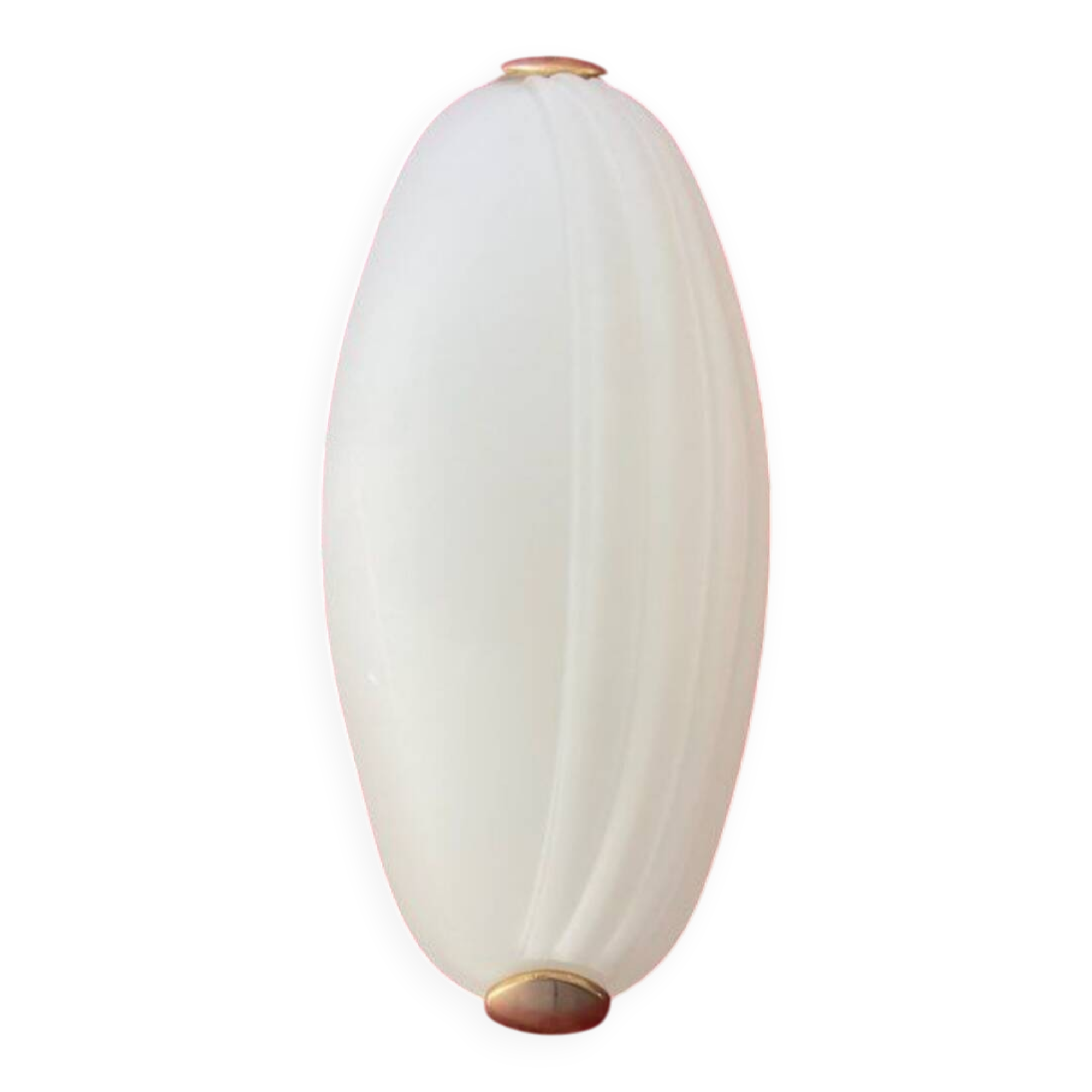 1980s frosted glass wall sconce
