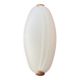 1980s frosted glass wall sconce