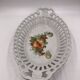 Bread basket or vintage fruit openwork porcelain