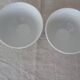 2 Large white porcelain bowls of the Limousin