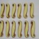 set of 12 Ceramic Knife Holders / vintage art deco