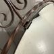 Huge round wrought iron wall mirror 1960’s