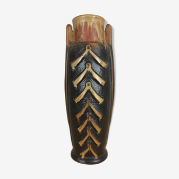 Vase art déco français par Gilbert Metenier 42 cm