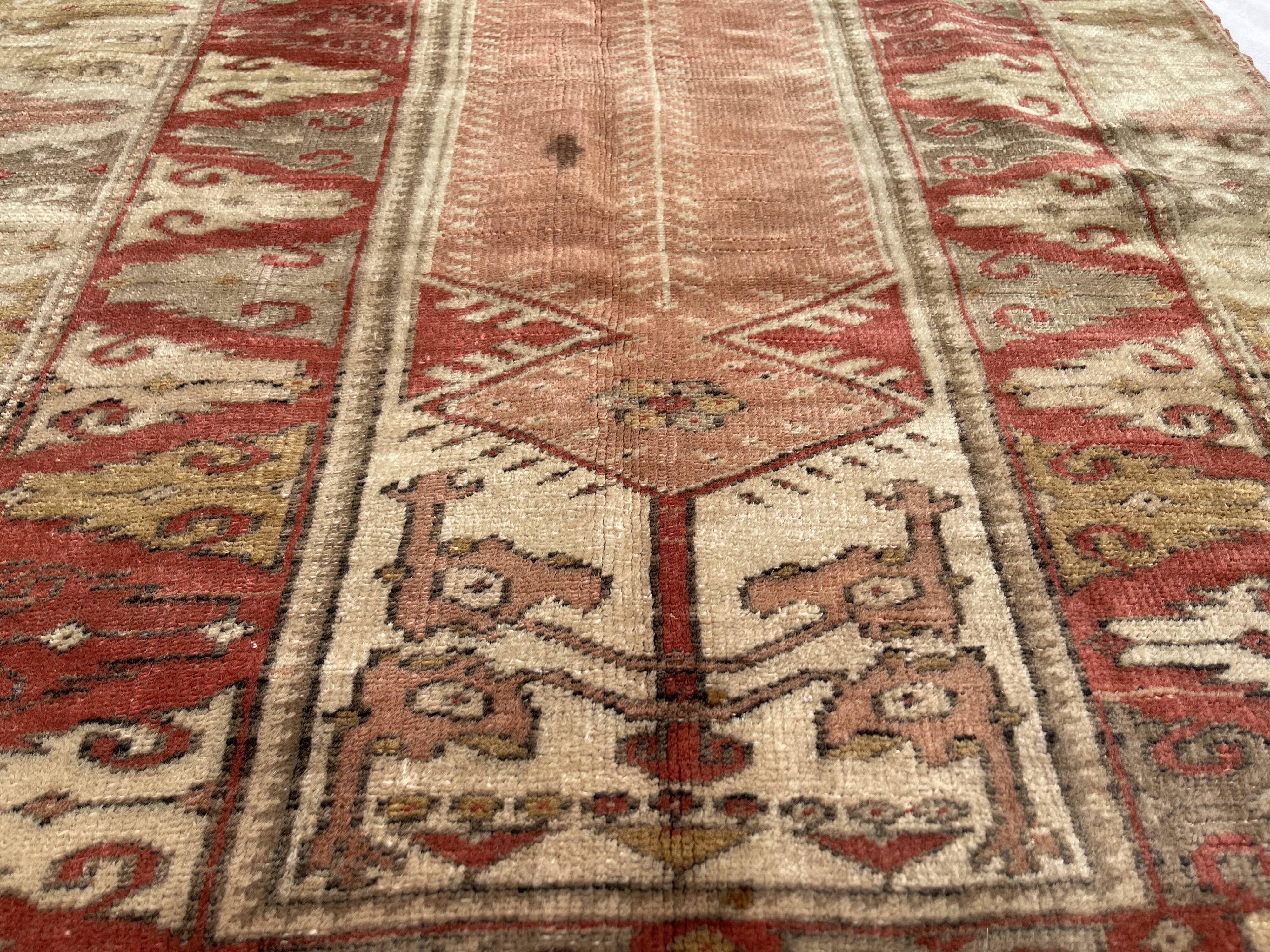 Vintage Turkish Milas  Rug  , 174 X 104 cm