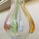 Vase vintage en verre d'art : Hanna Machanovska Mstisov Glassworks, Tchécoslovaquie