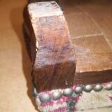 Rare et Ancien Repose-Pieds Tapissier Baroque Style Louis XV