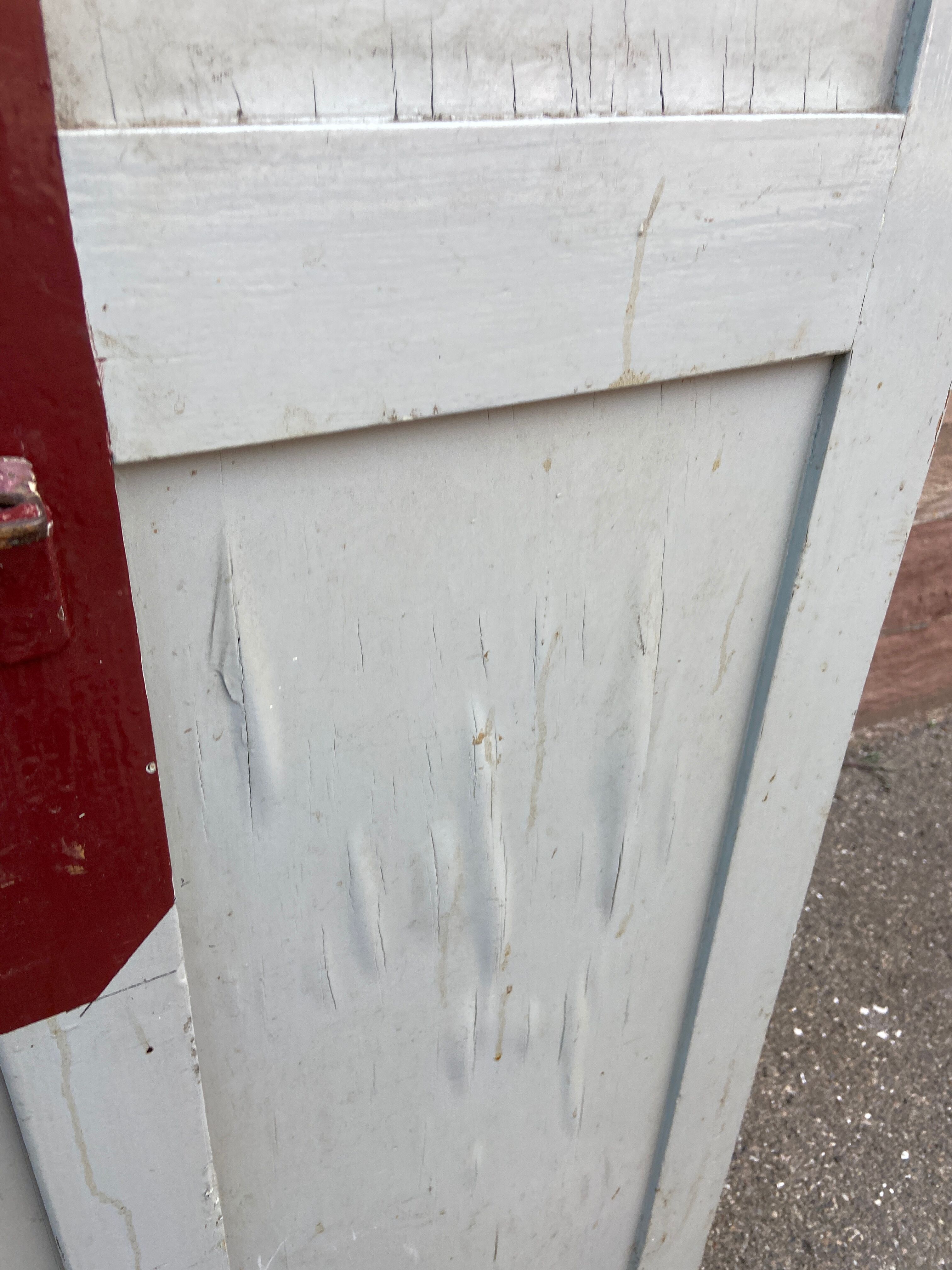 Industrial wood cloakroom 1920