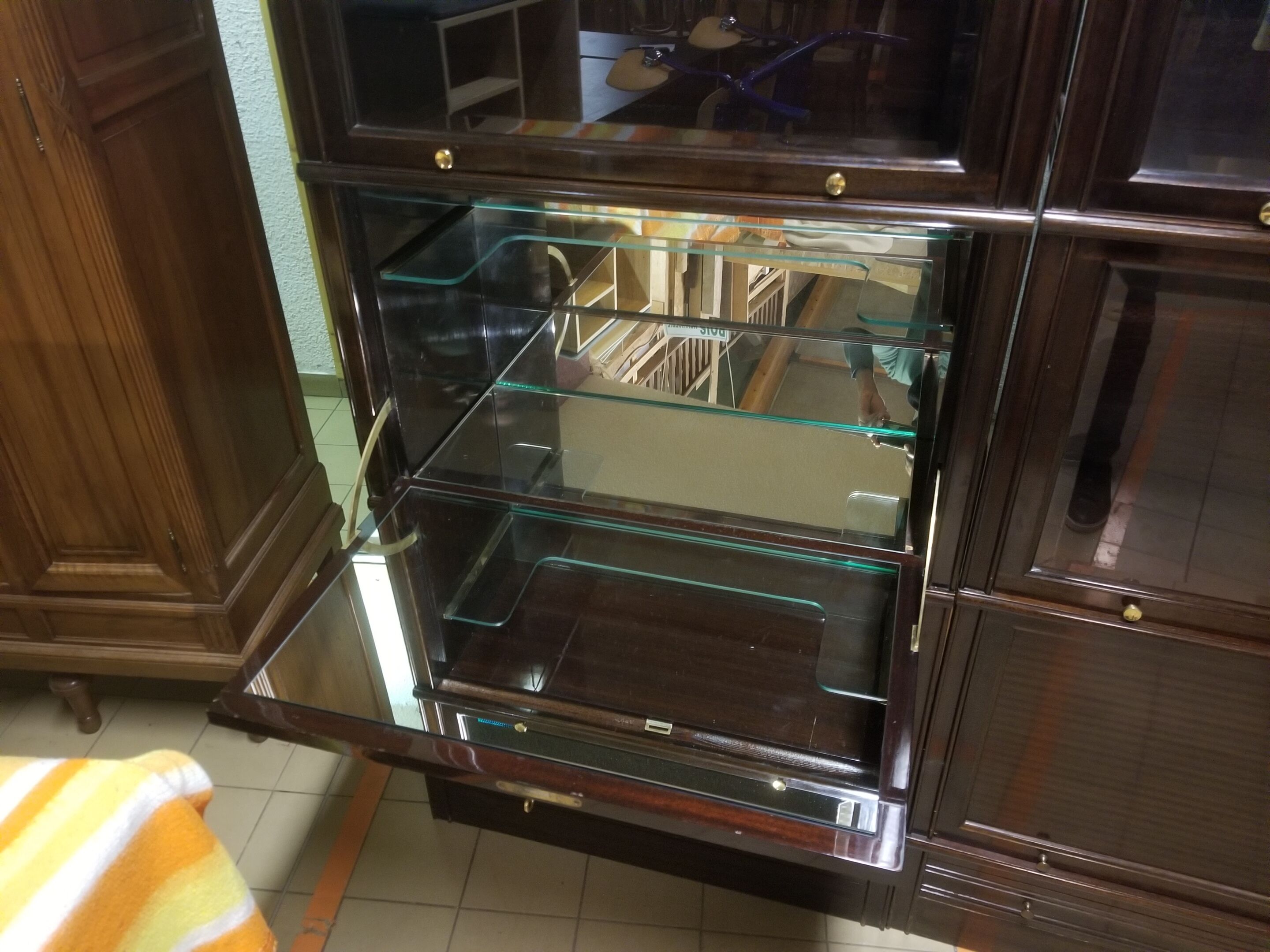 Modular vintage bar library showcase furniture MD - 60s