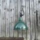 Industrial, Loft Green Enamel Pendant Lamp OBg-1, 1960s